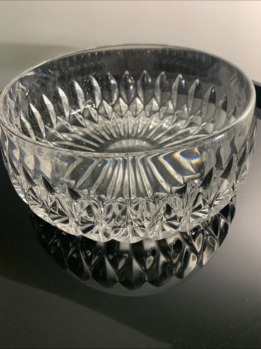 Gorham  Althea Cut pattern Clear Crystal HEAVY NWOT